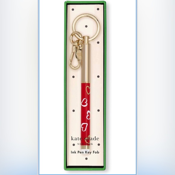 kate spade Other - Kate Spade HEARTS Pen Key Fob